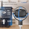 image:imageLasko Whirlwind Orbital Motion Pedestal Fan with WhisperForce DC Technology 25fts Airflow 25dBA Night Light 24Hr Timer Adjustable Height Remote Control 21 39 Gray APDC215