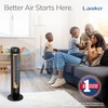 image:imageLasko Oscillating Tower Fan Remote Control Ionizer 3 Speeds Timer for Bedroom Office Kitchen 42 Black T42950Black