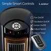 image:imageLasko Oscillating Tower Fan Remote Control Ionizer 3 Speeds Timer for Bedroom Office Kitchen 42 Black T42950Black