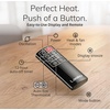 image:imageLasko 12 Ellipse Ceramic Tabletop Space Heater  Remote  Silver  CD12951Black