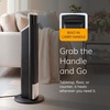 image:imageLasko 18 Ellipse Ceramic Tower Space Heater  Remote  Silver  CT18951Black